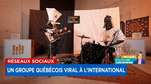 Viral sur les réseaux sociaux: le groupe québécois Angine de Poitrine brille à l'international