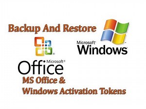 Backup and Restore Windows and Office Activation Token by Britec