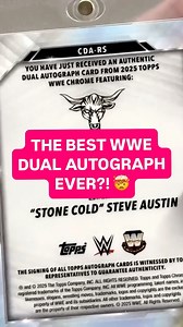 186K views · 2.8K reactions | This might be the greatest WWE dual autograph card in HISTORY 勞 | Topps | Facebook