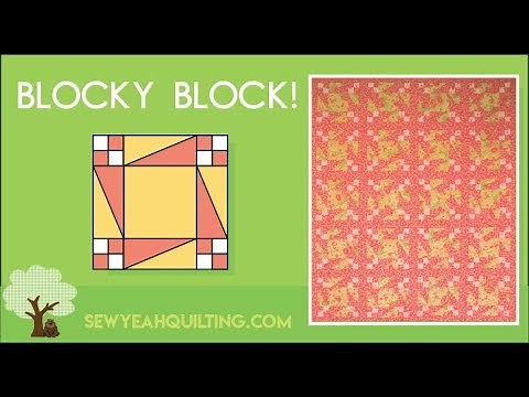 Blocky Block Quilt Tutorial! | Free Pattern