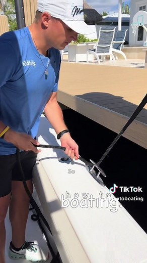 How to TIE a CLEAT 3: Here is the best way that I have found to tie a line. Many operators teach a full wrap around the base of the cleat. Here I show one problem as to why that may not be the most useful thing to do. For me, I start with only a half a wrap around the base, two crosses, and then a lock. On a normal cleat this will secure any vessel. #howtoboating #howto #boating #boat #yachting #yacht #cleat #knot #captain #dock #docking