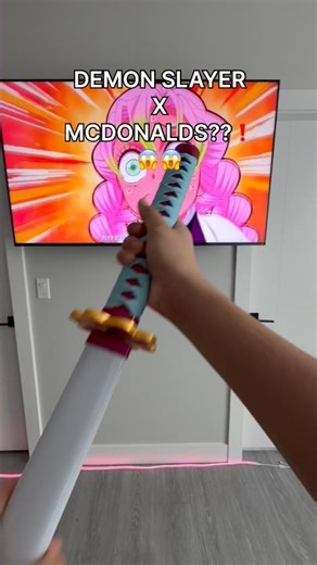 DEMON SLAYER X McDonald’s??❗😱 #shorts #demonslayer #anime #mitsuri