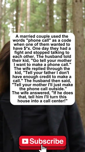 The Phone Call Code #joke #humor #shorts #funny #marriage #kids #code #comedy #laugh #viral #short