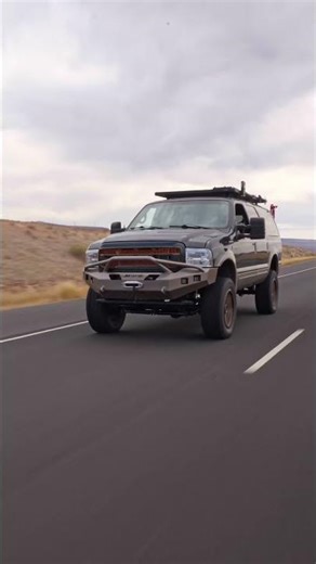 Would you rock this Cummins swapped Excursion? #truck #ford #diesel #fummins #manual #offroad