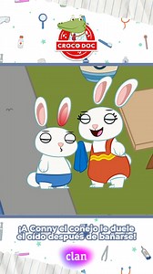 ¡A Conny el conejo le duele el oído! 🐰 Después de estar mucho rato buceando en la piscina de Zoolandia, Conny nota un dolor muy intenso dentro de la oreja... 👂 ¿Qué será? ¡Seguro que #CrocoDoc sabe qué hacer! 💧 ¿Crees que puedes adivinar qué es lo que le pasa a Conny? 🤔 ▶ ¡Disfruta de todos los capítulos de Croco Doc en la web, app y canal de YouTube de Clan! Te dejamos el enlace en nuestras stories 👆 Y sigue aprendiendo con las actividades interactivas de la web de Croco Doc rtve.es/infant