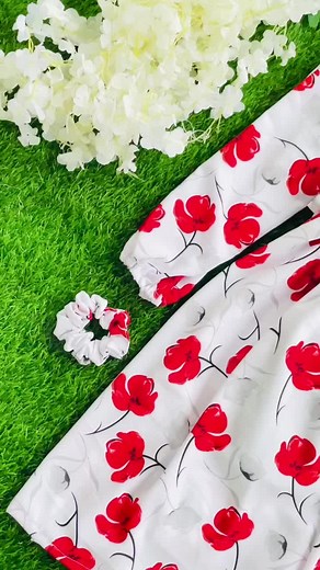 Available ❤️🌺 SHORT FROCK ❤️🌺 MATERIAL - MANGO CRUSH SIZE AVAILABLE 👗 You Can Customize 👗 Whatsapp 0759271710 NOURA🤎 #NOURA #tiktok #trending #girlfashion #views #onemillionaudition #frockdesigns👗 #fashion #viral #Tiktok #customersoder
