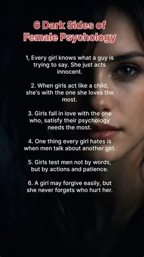 6 Dark Sides of Female Psychology