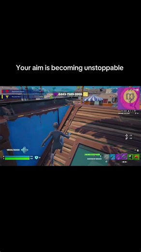 Them how is your aim so good he gotta be cheating me just skill #thebest #him #aimbot #zerobuild