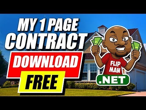 How To Fill Out My 1 Page Contract for Wholesaling Houses | Real Estate Contract Assignment