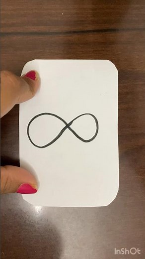 How to draw infinity ♾️😁#shorts #drawing #simple #easy