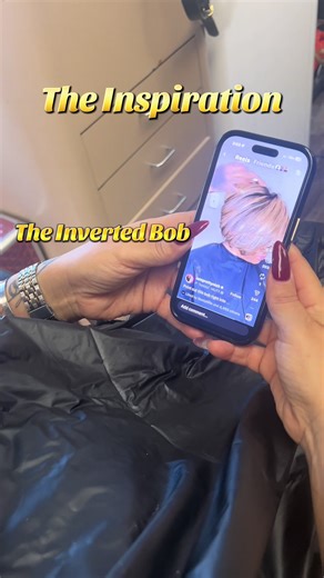 Inverted Bob This was the inspiration for this client’s bob haircut. Did I satisfy? #hairinspo #invertedbob #bobhaircut #naturalhairstyles #silkpress