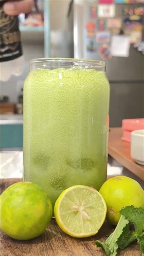When life gives you heat, make a mint cooler! 🌿🍋#MintCooler #SummerDrinks