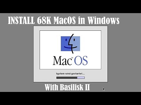 Install 68K MacOS in Windows with Basilisk II