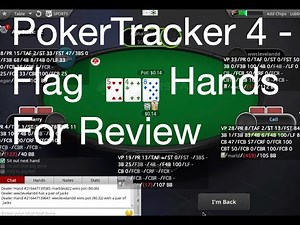 How To Flag Hands For Review In PokerTracker 4 - Study time!