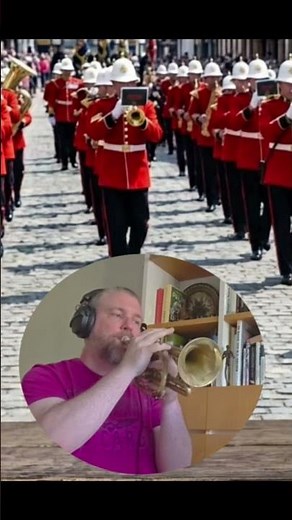 Playing a Cornet that served in the Royal Marines Band 🎺