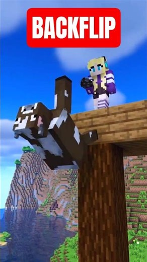 MOBY ROBIĄ BACKFLIP w MINECRAFT MOD #shorts