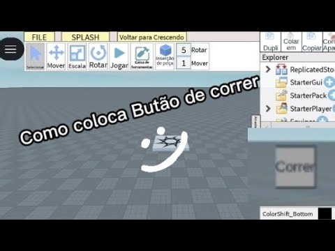 COMO ADICIONAR BUTÃO DE CORRE SIMPLES E FÁCIL !!!