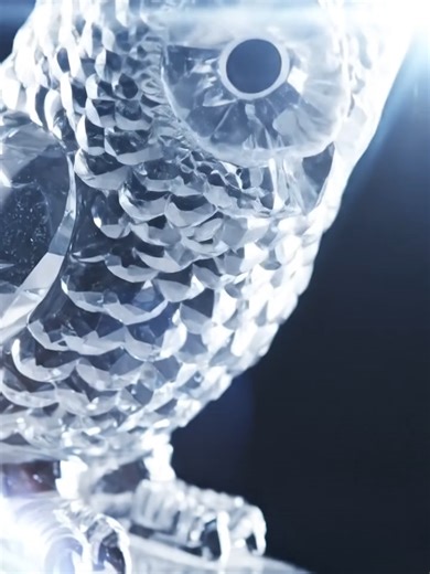 Crystal Owl Pecking Glass – Satisfying Loop #satisfying #asmr #oddlysatisfying #crystal #animals #loop #impossibleanimals_