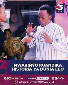 MWAKINYO TO WRITE WORLD HISTORY TONIGHT