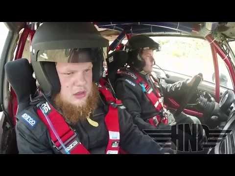 Rally Co-Driver Throws Up During Race