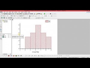 Tutorial OriginPro 09 Histograma y Estadística
