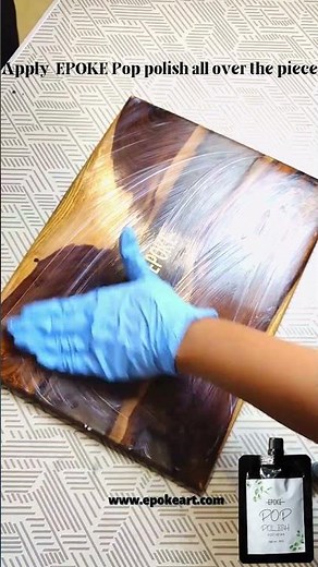 EPOKE | How to use Resin Polish? #resintutorial #epoxypour #epoxyartist #resinarts #indianart