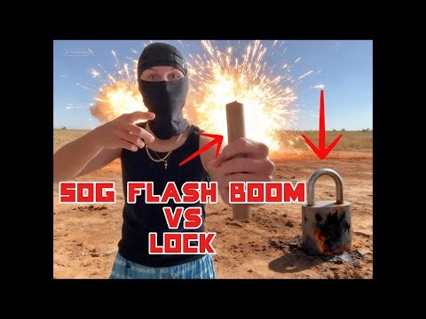How many grams of FLASH does it take to open a lock?