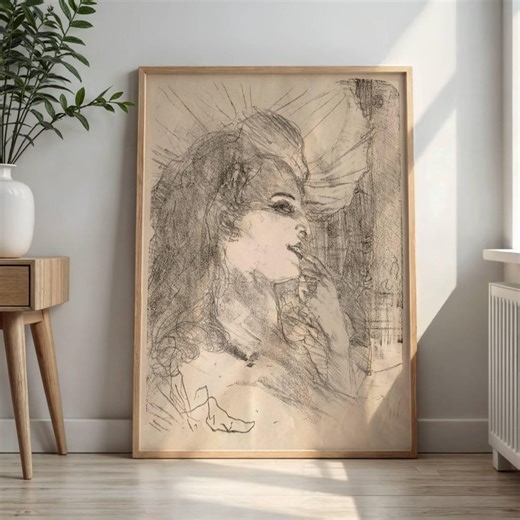 Anna Held by Henri De Toulouse-lautrec: Vintage Art Nouveau Portrait Poster - Etsy UK
