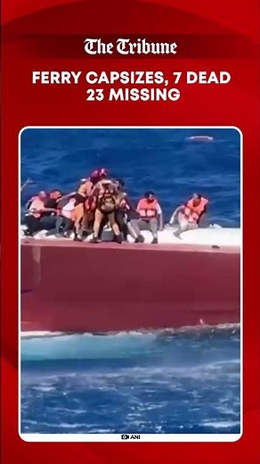 Ferry capsizes off North Cyprus, 7 dead and 23 missing as helicopters join rescue operation
