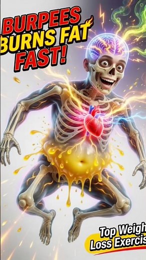 Burpees Melt Belly Fat FAST! 😱 Watch Inside Your Body