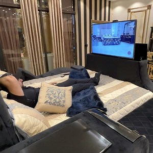 75K views · 1.6K reactions | Bed with Smart Tv | Purely Panache | Facebook