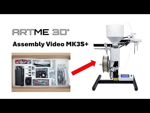 Assembly Video: Original Desktop Filament Extruder MK3S+ by ARTME 3D (Reupload)