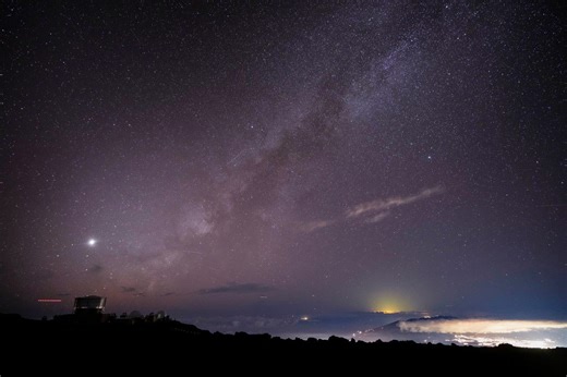 Something in space is sending us bright blue flashes