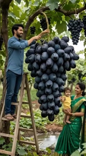 Happiness grows when we share it with love 🍇💜 #baby #shorts #ai