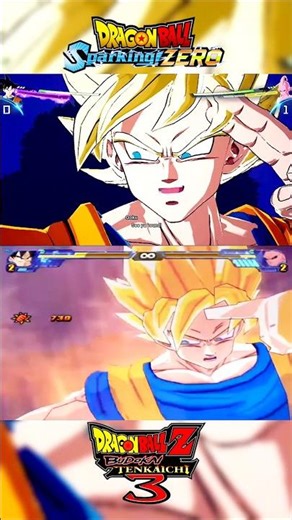 Goku Spirit Bomb Evolution 💥 BT3 vs Sparking ZERO Comparison #dragonballsparkingzero
