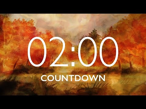 2 Minute Fall Leaves Timer with Relaxing Music and Alarm 🎵⏰
