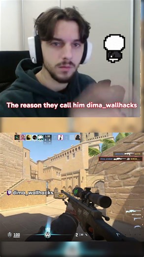 This is why they call him Dima_wallhacks #cs2 #csgo #dima_wallhack
