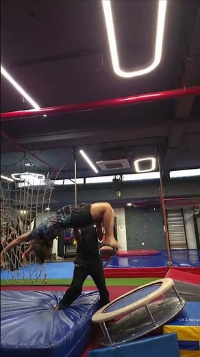 back handspring basic step gymnastic teaching video