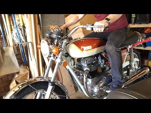 BSA A70L Lightning - First Start After 40 Years