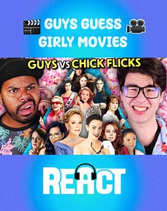 436K views · 6.3K reactions | We put these guys to the test to see who knew the #chickflick  which one's your favorite? #React #challenge #movies | REACT | Facebook
