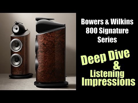 NEW Bowers & Wilkins 801/ 805 D4 Signature Speakers, In-Depth Look and Listening Impression Review!