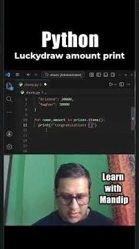 DICTIONARIES in Python using a lucky draw example! 🐍🎁✨