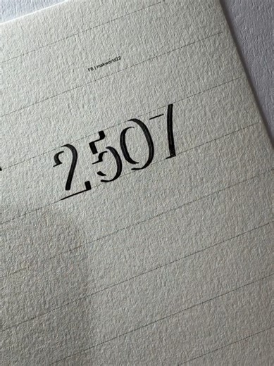 When lines becomes 3d numbers. Amazing art of shadow that create 3d letters and numbers #3d #art #lettering