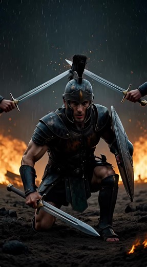 Freeze the storm… feel the legend ⚡⚔️🔥 #slowmotion #freezeFrame #epic #warrior #cinematic