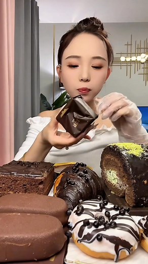 20K views · 658 reactions | Trying Most Famous Chocolate Cake Dessert Kawaii | Xiaoyii Asmr @highlight | Xiaoyii Asmr | Facebook
