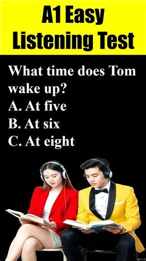 Beginner English Listening Practice 5 – Daily Routine | A1 Easy Listening