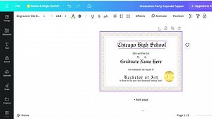 Editable Homeschool Diploma Template: Keepsake Graduation Certificate With Gold Seal (instant Download) - Etsy