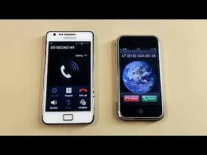Samsung Galaxy S2 vs iPhone 2G Incoming Call