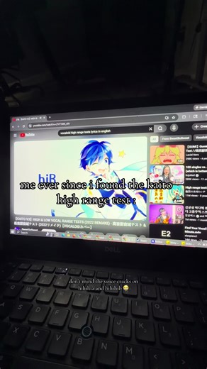 at least i hit HIHIHIe 😭😭 #pjsk #highrange #fyp #viral #sing | high range test kaito