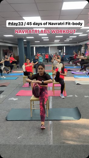 #day33 Navratri Abs workout #thursday #workout #abs #workout | Urvi Parwani